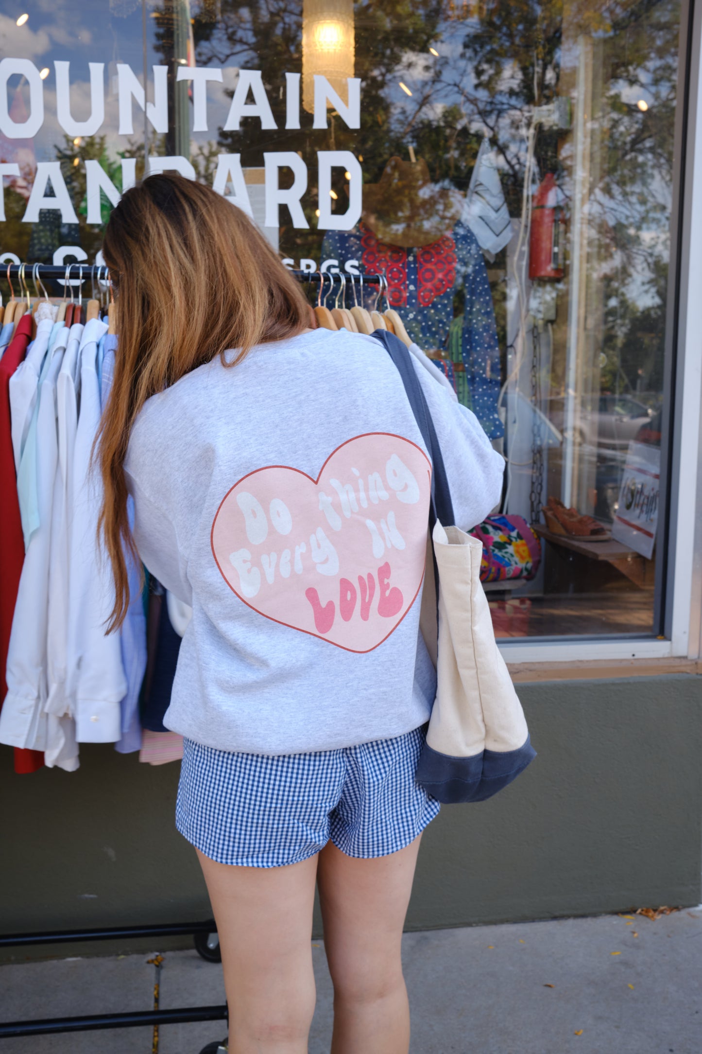 Do Everything in Love Crewneck