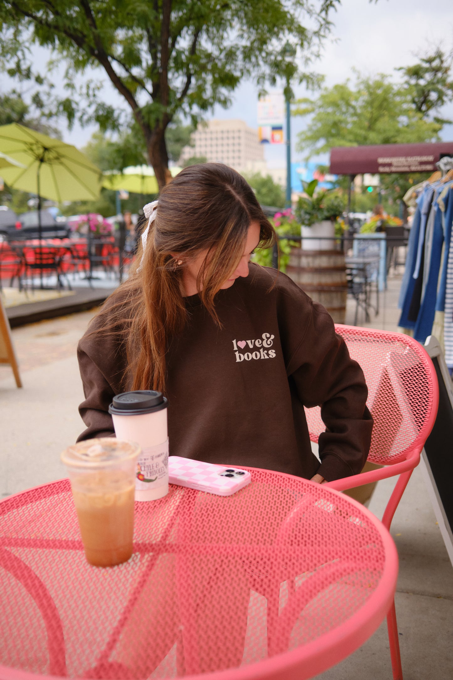 all you need is love & books crewneck