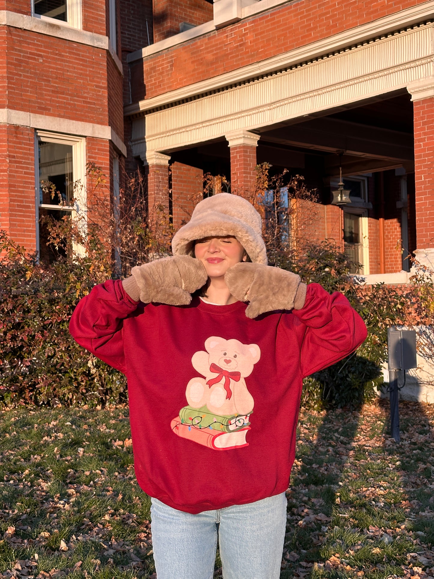 holiday Teddy crewneck